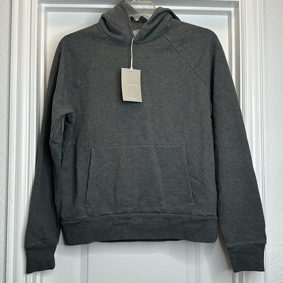 NWT! Everlane The Track Hoodie | Organic
Cotton Heather‎ Grey Hooded
Sweatshirt - Picture 1 of 11